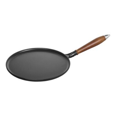 Staub - Crepera con esparcidor y espátula, negro mate