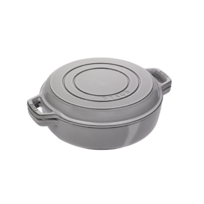 STAUB BRAISSERS - Olla para Asado Parrilla con Tapa, 26 cm